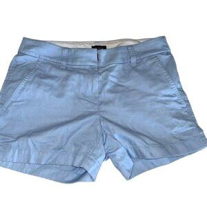 J.Crew Cotton Womens Blue Shorts Size 00